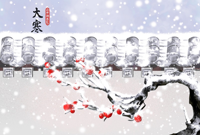 大寒：冬將盡，花可期，共盼春來